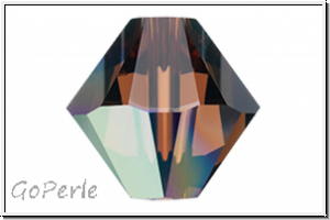 Swarovski� Bicone 5328, 4mm, 220AB - smoked topaz, AB, 25 Stk.